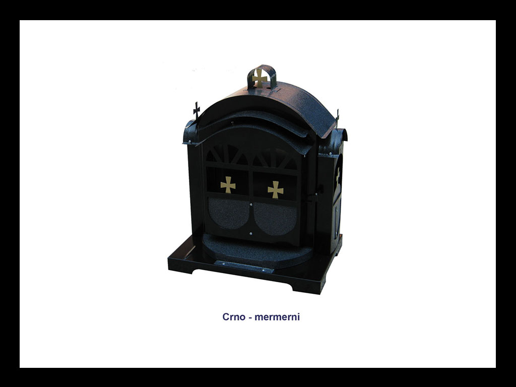 Temple za groblje - Crni mermer