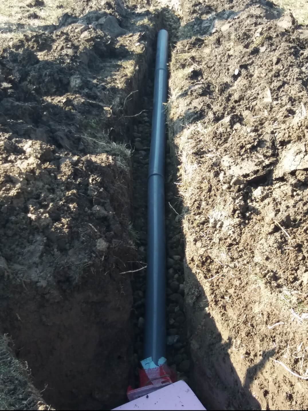 Excavation of graves