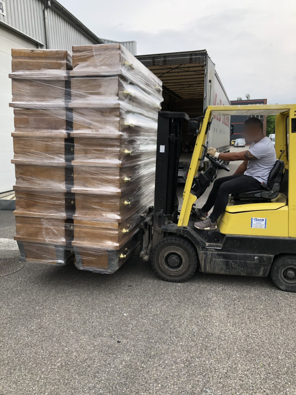 Deceased transportation from France