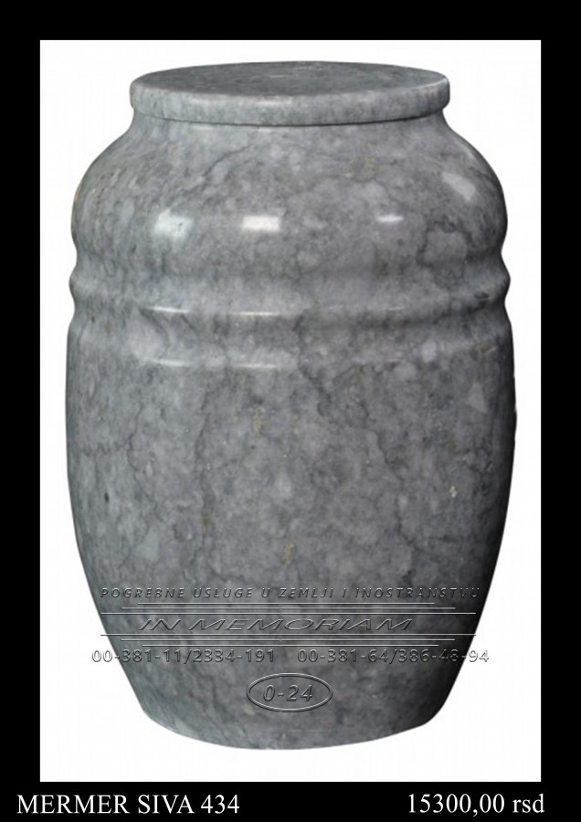 Urna - Mermer siva 434